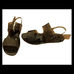 OFF WHITE JELLY SANDALS